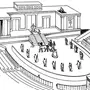Греческий театр рисунок