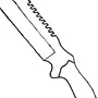 Как нарисовать нож