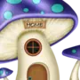 Дом в виде гриба рисунок