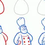 Как нарисовать повара