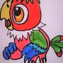Как нарисовать попугая кешу