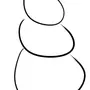 Как нарисовать снеговика