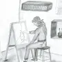 Как нарисовать художника