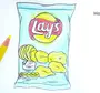Как нарисовать чипсы