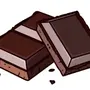 Как нарисовать шоколадку
