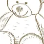 Медведь сидит рисунок