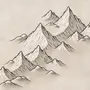 Нарисовать горы