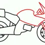 Нарисовать мотоцикл