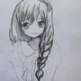 Рисунки девушек в стиле аниме