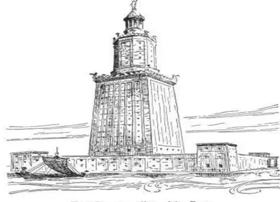 Нарисовать фаросский маяк