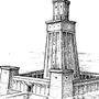 Нарисовать фаросский маяк