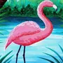 Нарисовать фламинго
