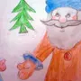 Дед мороз рисунок для детей