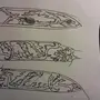 Рисунки для травления на ножах