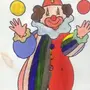 Рисунок Клоуна 3 Класс
