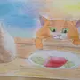 Кот ворюга рисунок