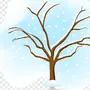 Зимнее дерево рисунок