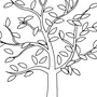 Дерево рисунок шаблон
