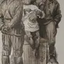 Сын полка рисунок карандашом
