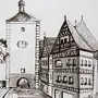 Города средневековья рисунки