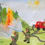Детские Рисунки Про Пожарных