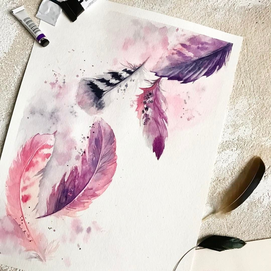 Акварельные рисунки