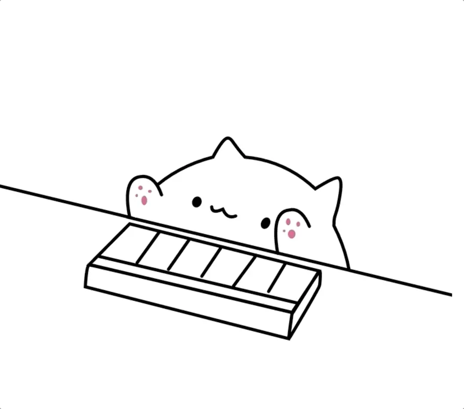Bongo cat пианино