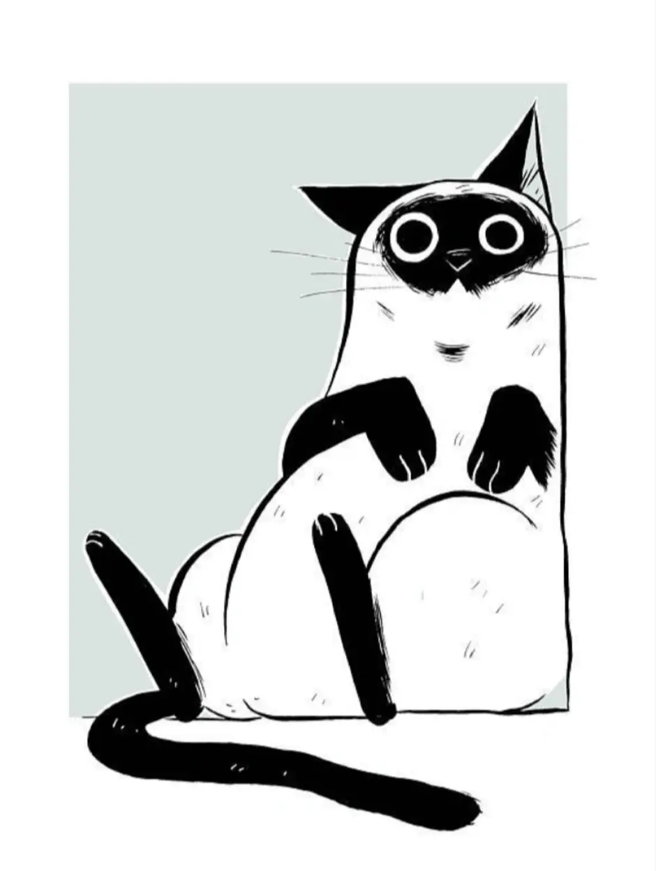Иллюстрация кошка