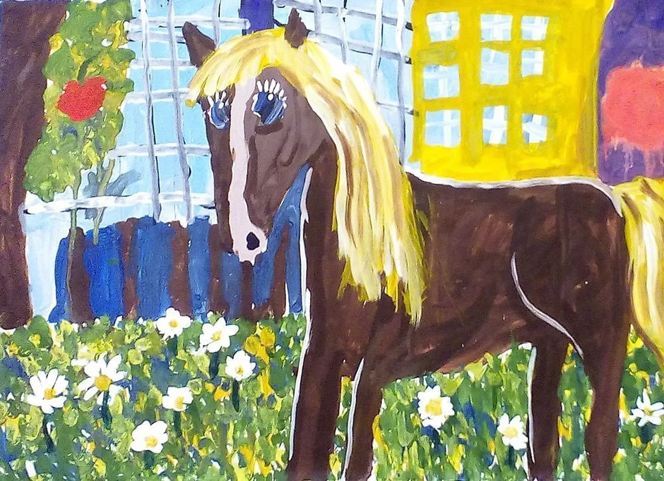 Рисунок коня